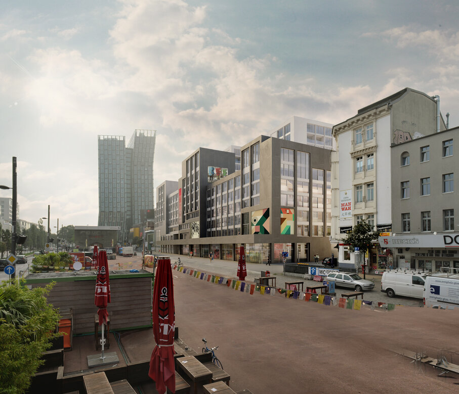 Spielbudenplatz 1. Phase